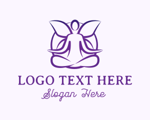 Yoga - Fairy Yoga Meditation logo design