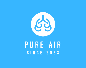 Lungs Health Medicine logo design