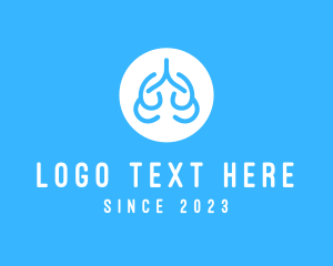 Oxygen - Lungs Health Medicine logo design