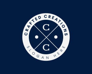 Custom - Crossline Button Company logo design