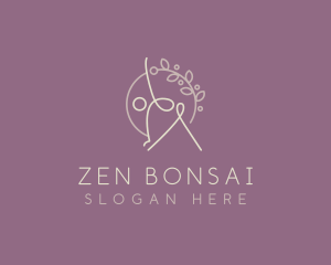 Yoga Zen Meditation logo design