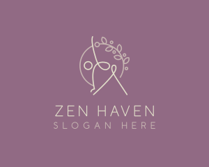 Yoga Zen Meditation logo design