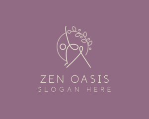 Yoga Zen Meditation logo design