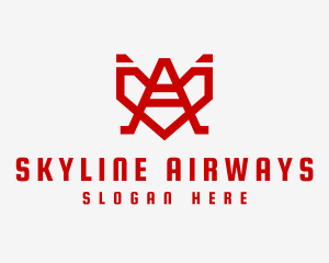 Airliner - Wing Agency Letter A logo design