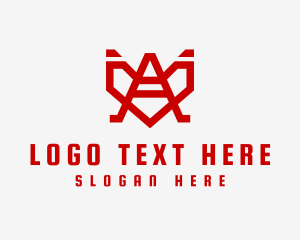 Pilot School - Wing Agency Letter A logo design