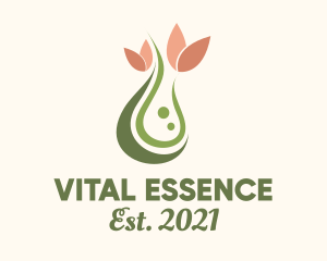 Essence - Organic Drop Natural Essence logo design