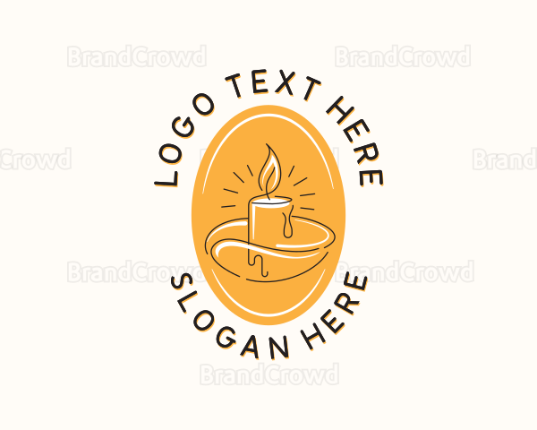 Handmade Scented Candle Logo