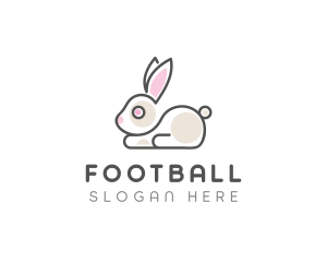 Cute Bunny Pet Logo