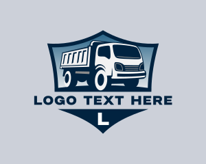 Mover - Dump Truck Construction Trucking logo design