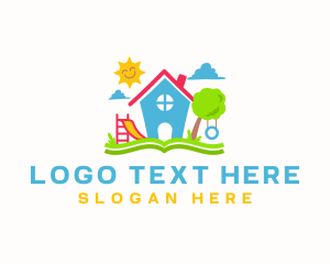 Slide - Daycare Kindergarten School logo design