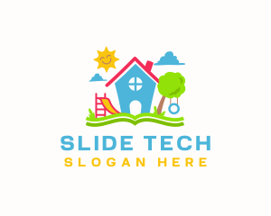 Slide - Daycare Kindergarten School logo design
