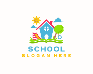 Daycare Kindergarten School logo design