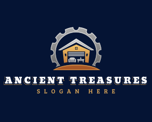 Property Storage Garage  logo design