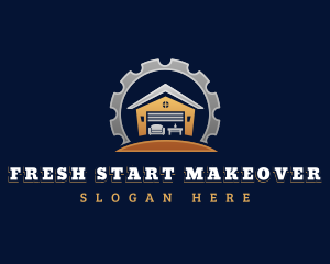 Property Storage Garage  logo design