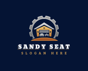 Property Storage Garage  logo design