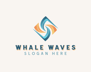 Healthcare Lab Wave logo design