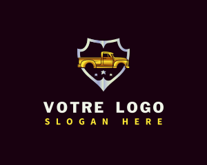 Automotive Pickup Garage Logo