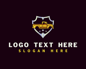 Automotive Pickup Garage Logo