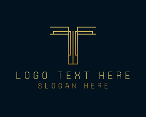 Letter T - Tech Ai Cyber Software logo design
