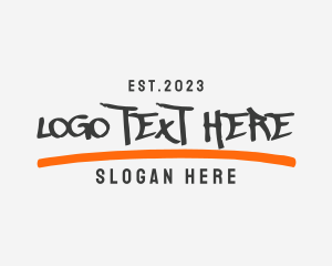 Apparel - Simple Graffiti Wordmark logo design