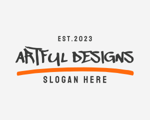 Simple Graffiti Wordmark logo design