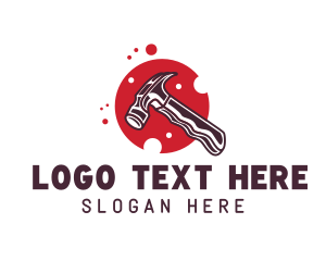 Hammer - Tool Hammer Carpentry logo design