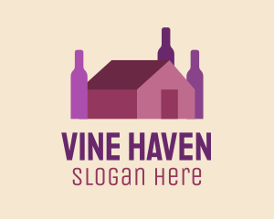 Grape Wine House  logo design