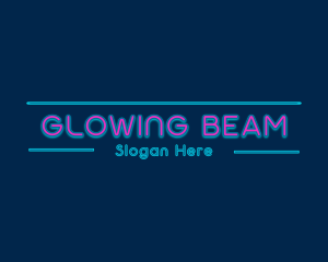 Neon Business Signage logo design