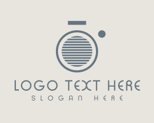 Abstract Camera Lens Logo