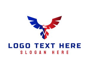 Eagle - Modern Eagle USA logo design