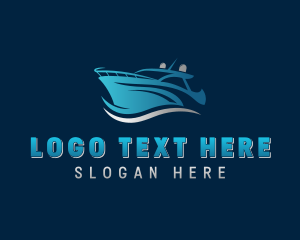 Ship - Yacht Cruise Ship logo design