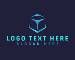 Electronic - Cyber Cube Technology logo design