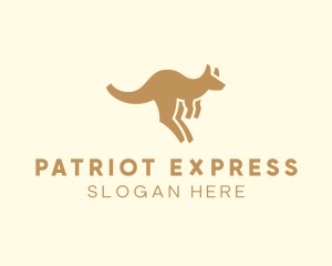 Nationalist - Jumping Kangaroo Joey logo design