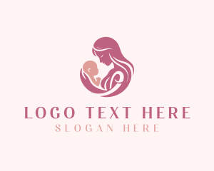 Postnatal - Maternal Mom Baby logo design