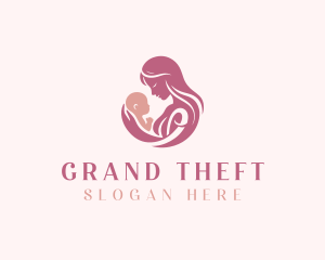 Postpartum - Maternal Mom Baby logo design