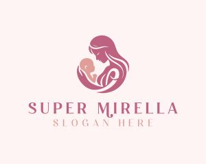 Breastfeeding - Maternal Mom Baby logo design