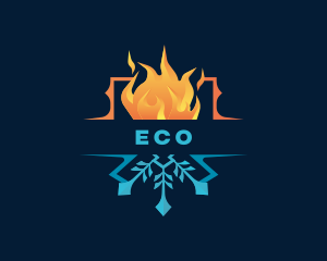 Fire Ice Heater HVAC Logo