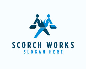 Corporate Work Employee  logo design