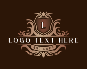 Luxury Shield Crest  Logo