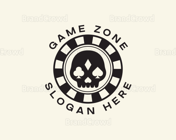 Casino Skull Gaming Logo