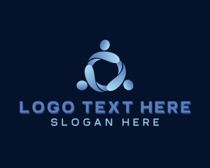 Social - Human Community Family logo design