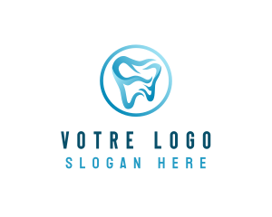 Molar - Tooth Dentistry Clinic logo design