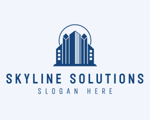 Skyline - Skyline Building Real Estate logo design