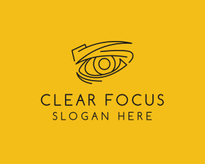Focus - Iris Anime Eye logo design