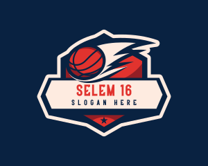 Basketball Ring - Basketball Tournament Badge logo design