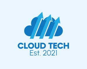 Cloud - Upload Cloud Application logo design