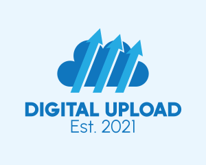 Upload - Upload Cloud Application logo design