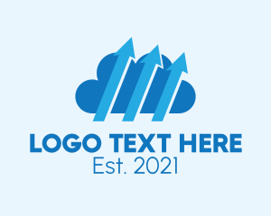 Cloud - Upload Cloud Application logo design