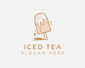 Dairy Sweets Popsicle logo design