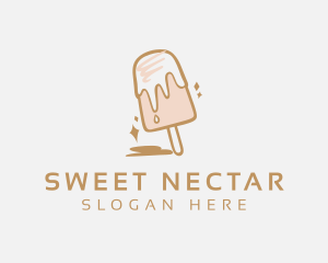 Dairy Sweets Popsicle logo design